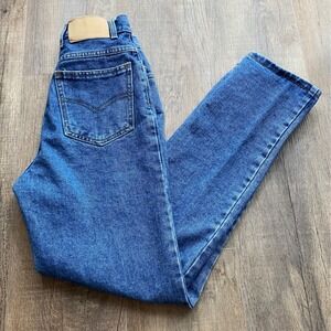 Yoyo Jeans Juniors Size 3 Blue Denim High Waisted Straight Leg Jeans Cotton, Y2K